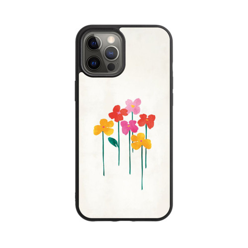 Apple iPhone 12 Pro Max Base Case Kleine glückliche Blumen