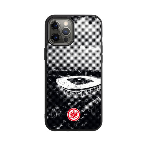 Apple iPhone 12 Pro Max Base Case SGE Stadion Schwarz Weiß