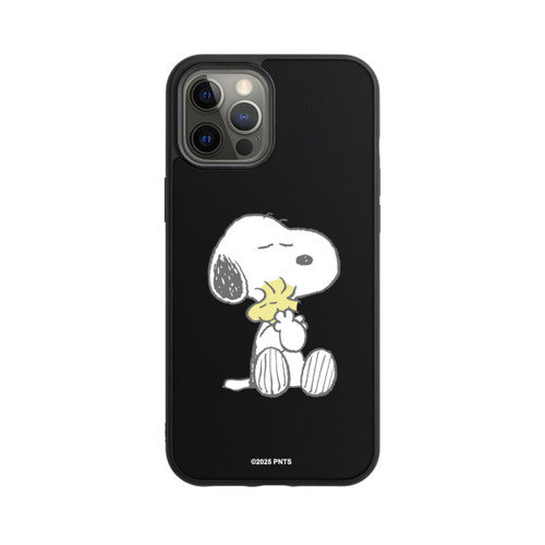 Apple iPhone 12 Pro Max Base Case Snoopy And Woodstock Cuddling transparent