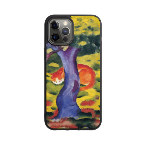 Apple iPhone 12 Pro Max Base Case Katze hinter Einem Baum von Franz Marc