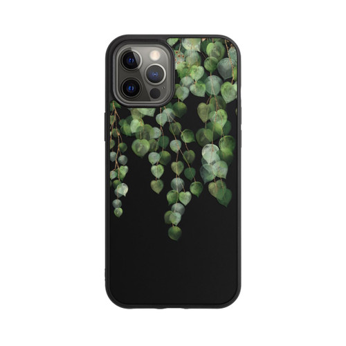 Apple iPhone 12 Pro Max Base Case Eucalyptus Hanging Watercolor Transparent