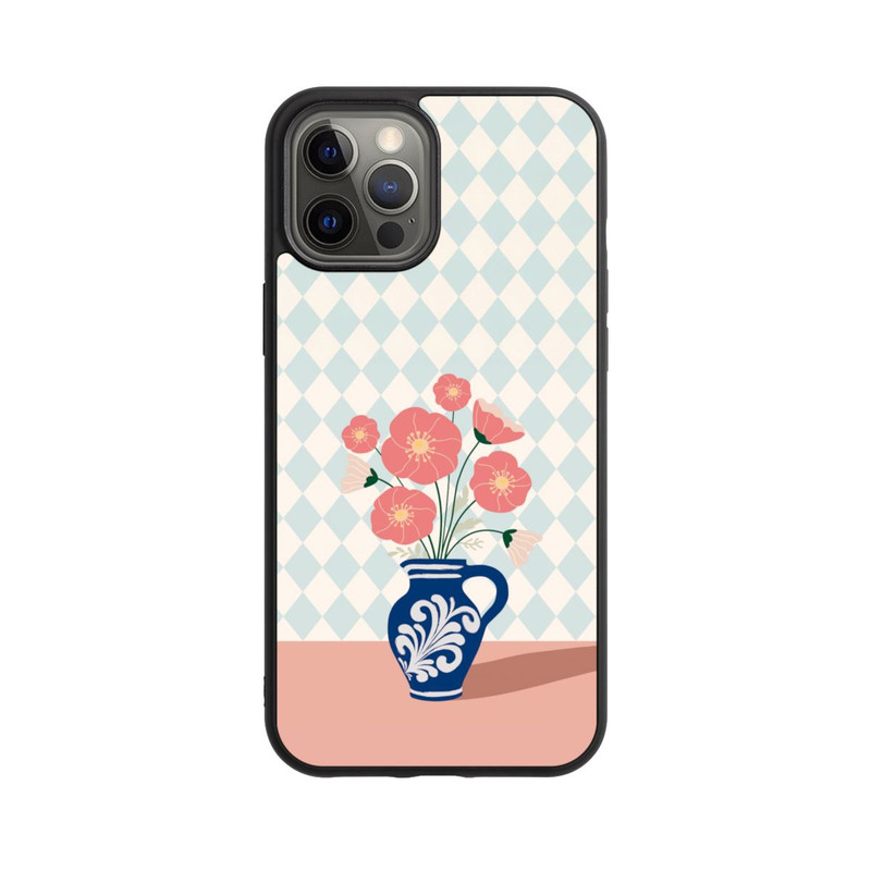 iPhone 12 Pro Max Base Case Blue Vase