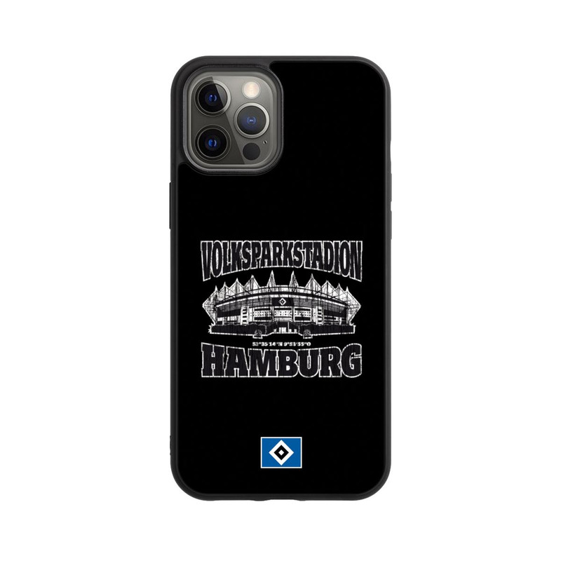 iPhone 12 Pro Max Base Case HSV Volksparkstadion Schwarz