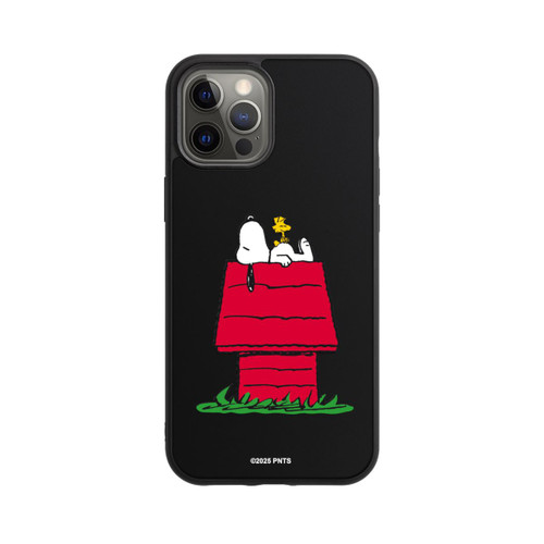 Apple iPhone 12 Pro Max Base Case Snoopy and Woodstock Classic transparent