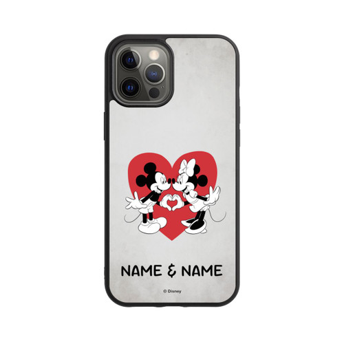Apple iPhone 12 Pro Max Base Case Minnie und Micky Personalisierbar