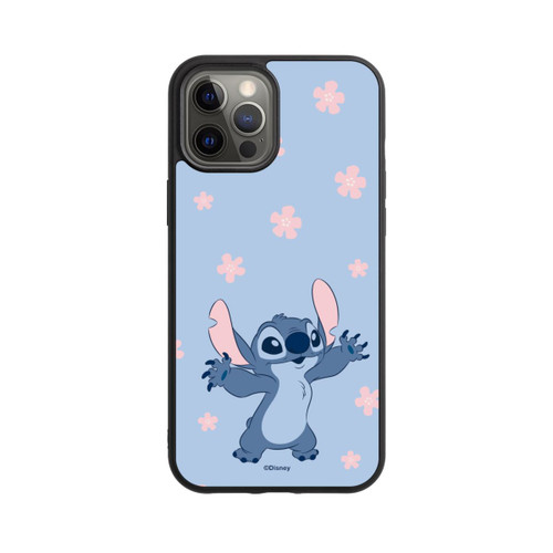 Apple iPhone 12 Pro Max Base Case Stitch Pastel Flowers Blue