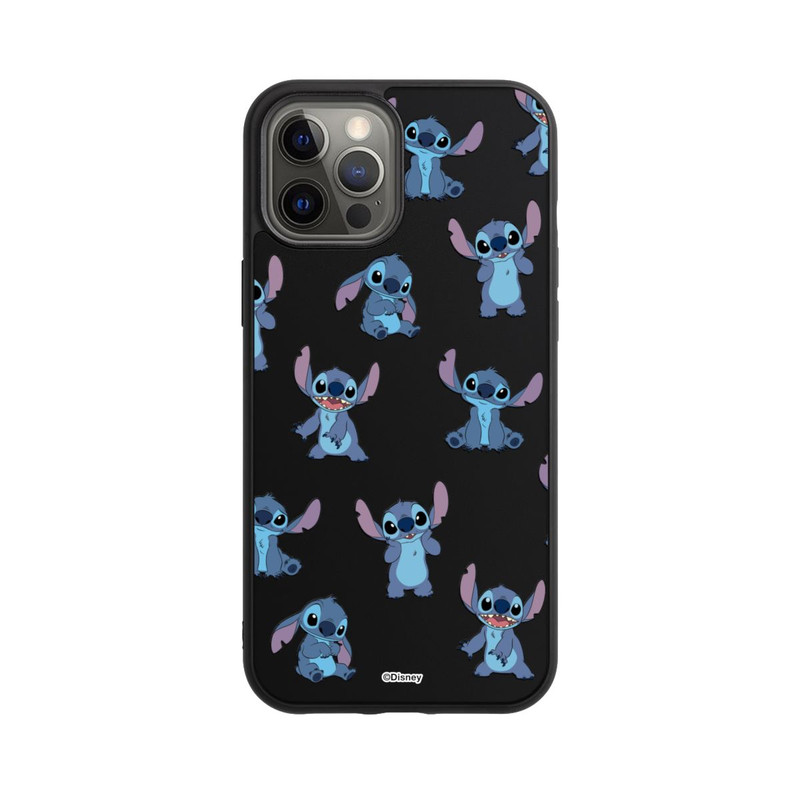 iPhone 12 Pro Max Base Case Stitch Faces Pattern Transparent