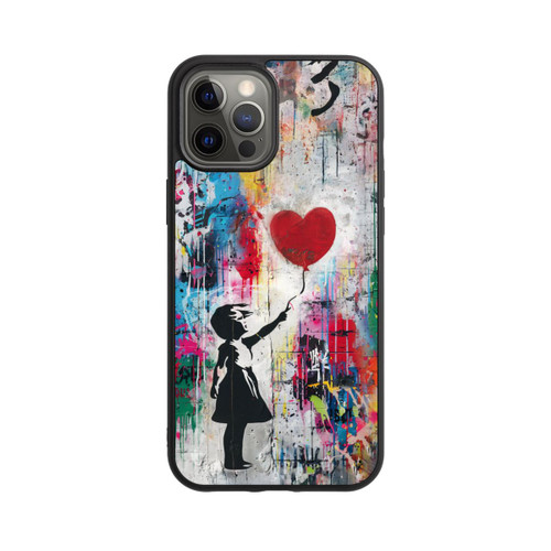 Apple iPhone 12 Pro Max Base Case Balloon Girl Colorful