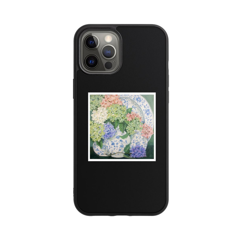 iPhone 12 Pro Max Base Case Hydrangeas by Jennifer Abbott