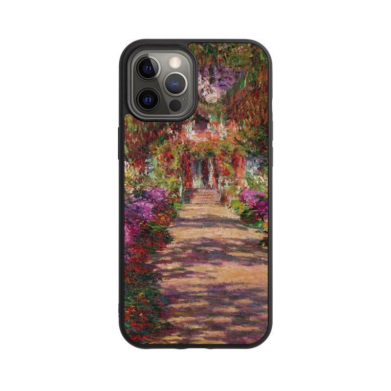 iPhone 12 Pro Max Base Case Eine Allee in Monets Garten in Giverny by Claude Monet