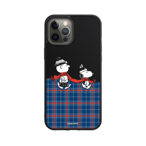 Apple iPhone 12 Pro Max Base Case Peanuts Weihnachtspulli Transparent