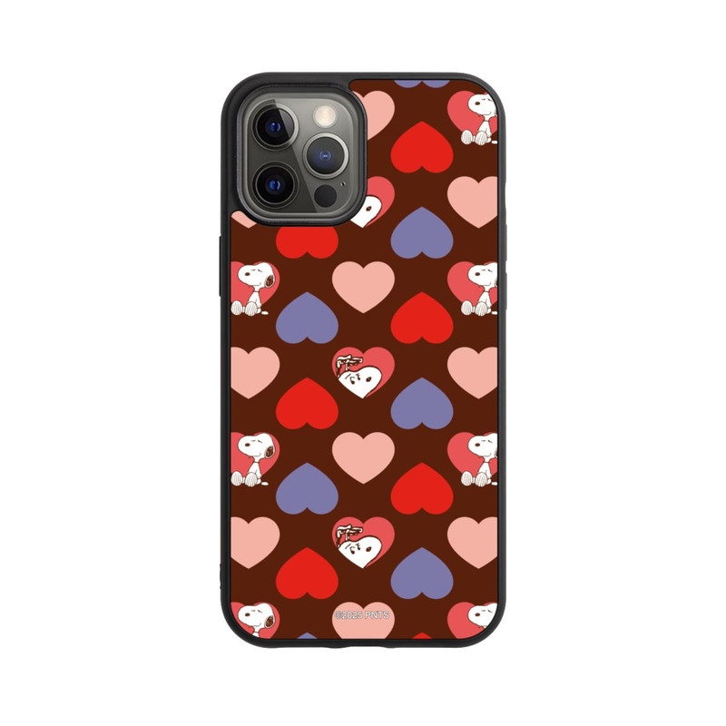iPhone 12 Pro Max Base Case Peanuts Hearts