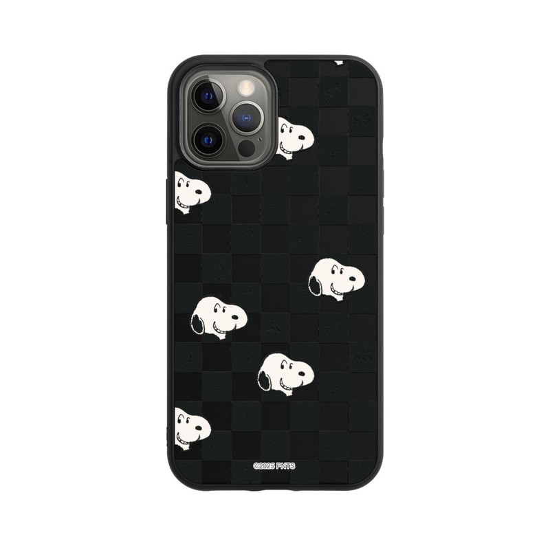 iPhone 12 Pro Max Base Case Snoopy Checked Pattern