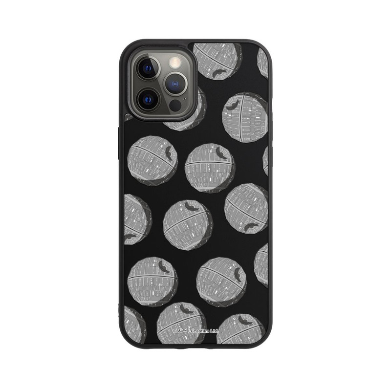 iPhone 12 Pro Max Base Case death-star-pattern-transparent