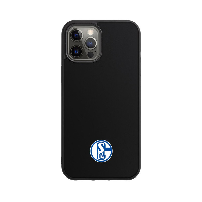 iPhone 12 Pro Max Base Case FC Schalke 04 Logo Klein Transparent