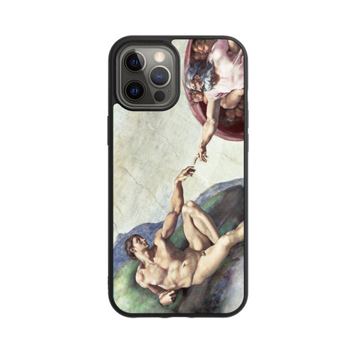 Apple iPhone 12 Pro Max Base Case Michelangelo Buonarroti Erschaffung von Adam