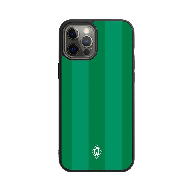 iPhone 12 Pro Max Base Case Werder Bremen Grün gestreift