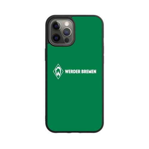 Apple iPhone 12 Pro Max Base Case Werder Bremen Schriftzug Raute Grün