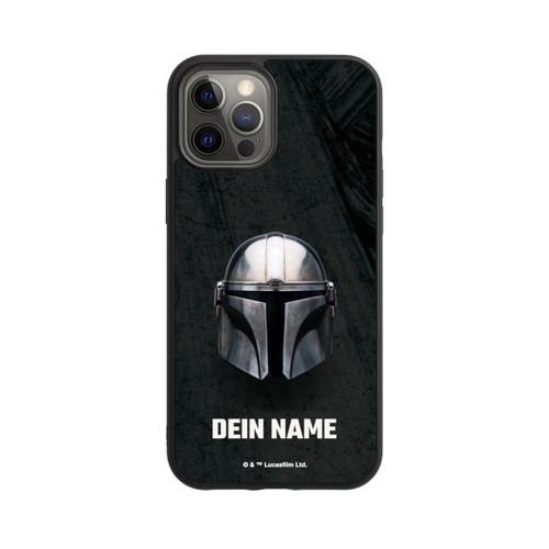Apple iPhone 12 Pro Max Base Case Star Wars Mandalorian Black Helmet Personalisierbar