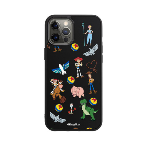 Apple iPhone 12 Pro Max Base Case Toy Story 5 Hero Toys Pattern Transparent