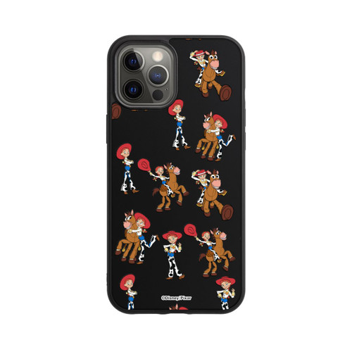 Apple iPhone 12 Pro Max Base Case Toy Story 5 Jessie Cowboy Pattern Transparent