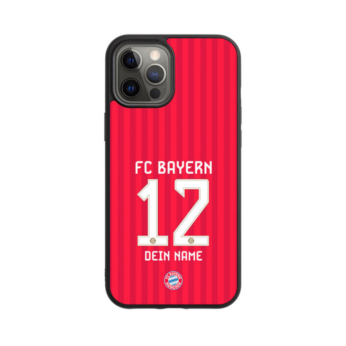Apple iPhone 12 Pro Max Base Case FC Bayern München Trikot Personalisierbar 26-27