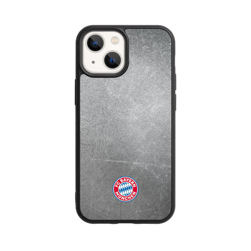 Apple iPhone 13 Mini Base Case Klassisches FCB Logo Klein - Bunt auf Metalllook