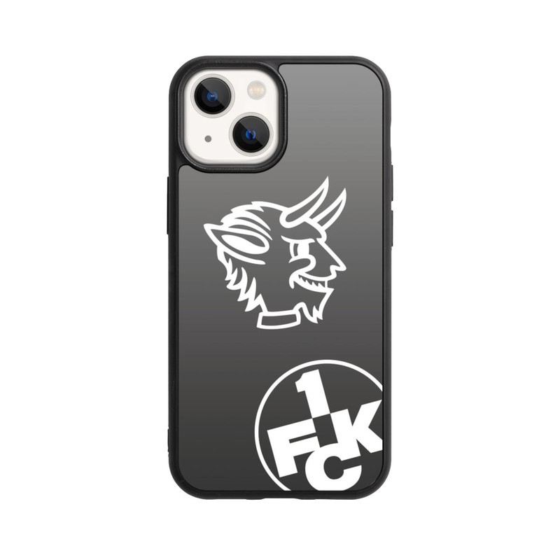 iPhone 13 Mini Base Case Teufelskopf FCK auf Schwarz