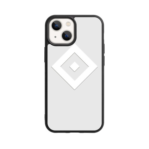 Apple iPhone 13 Mini Base Case Rauten Logo auf HSV Grau