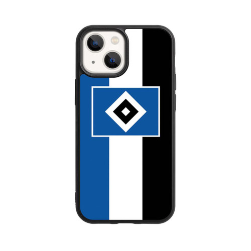 Apple iPhone 13 Mini Base Case HSV Streifen - Blau-Weiß-Schwarz