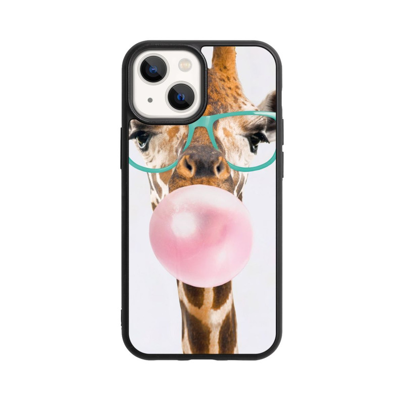 iPhone 13 Mini Base Case Giraffe mit Kaugummi