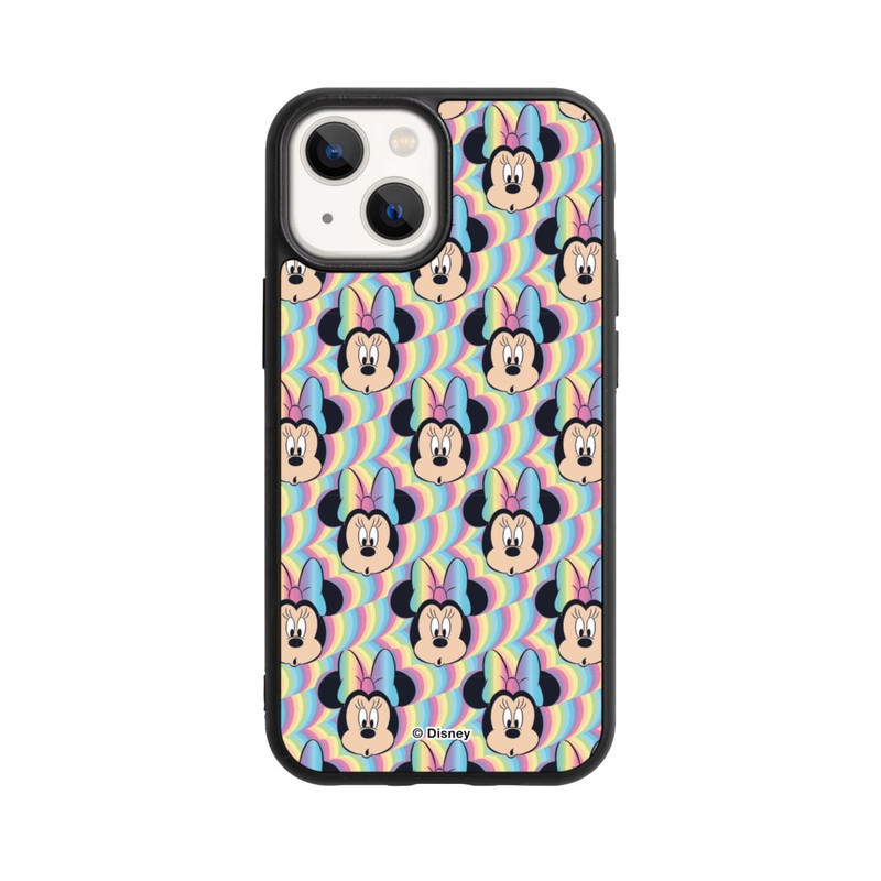 iPhone 13 Mini Base Case Minnie Rainbow Faces