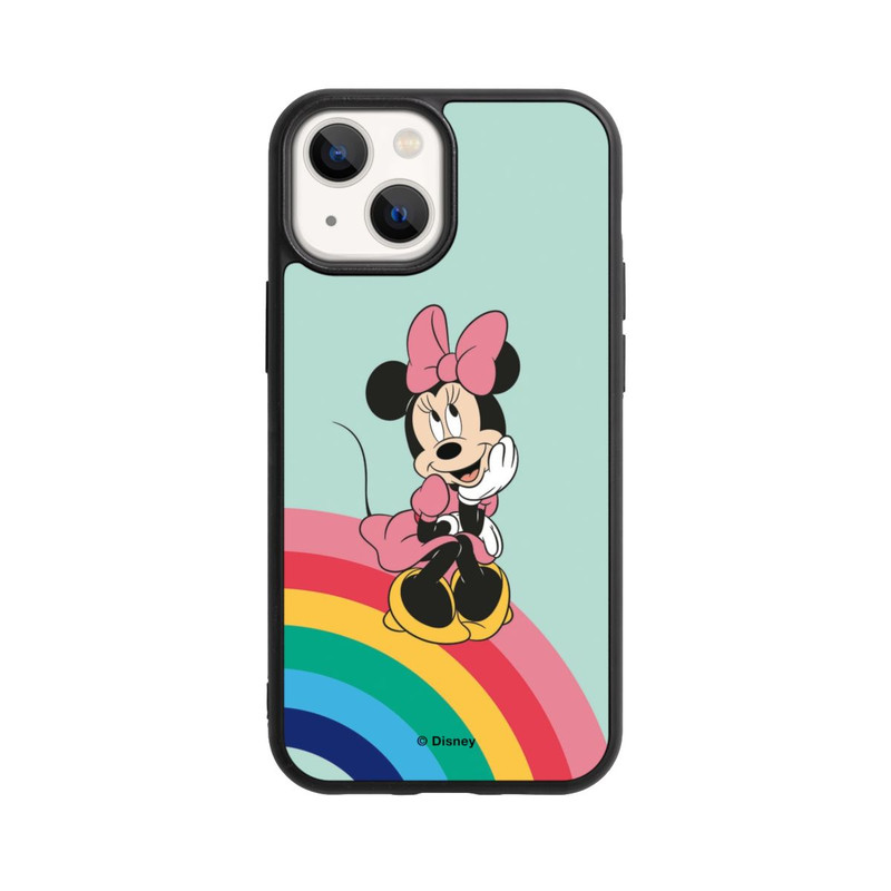 iPhone 13 Mini Base Case Minnie Regenbogen Portrait