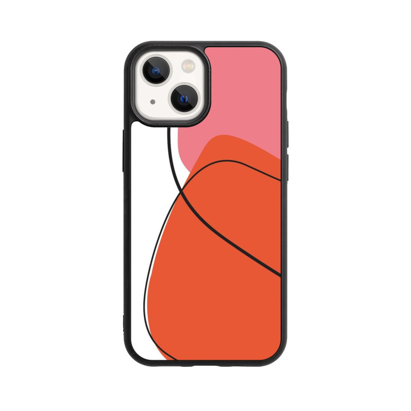 iPhone 13 Mini Base Case Meine orangefarbene Kunst