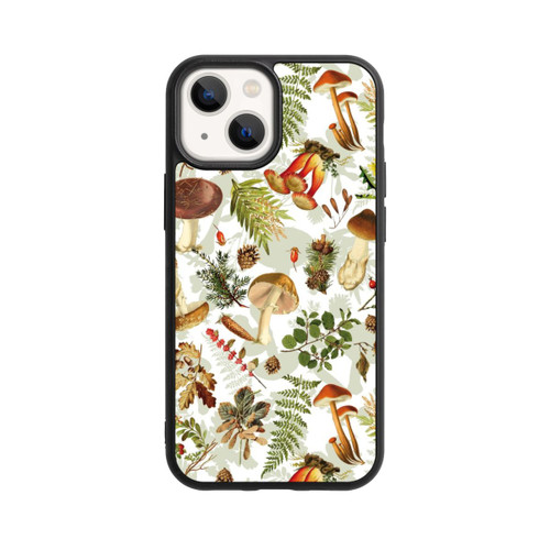 Apple iPhone 13 Mini Base Case Pilzmuster Weiß