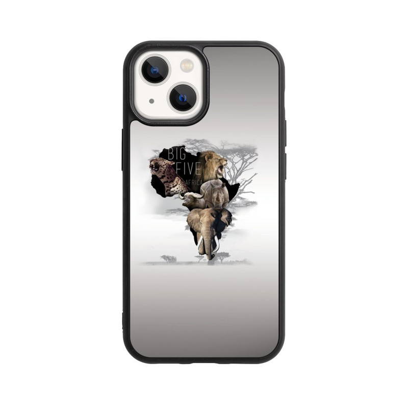 iPhone 13 Mini Base Case Big Five Africa Animals