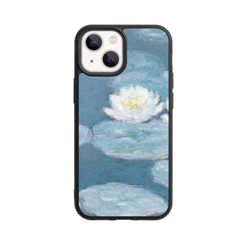 iPhone 13 Mini Base Case Seerosenabend von Claude Monet