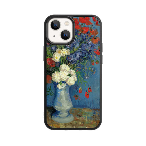 Apple iPhone 13 Mini Base Case Stillleben Vase mit Kornblumen und Mohnblumen von Vincent Van Gogh