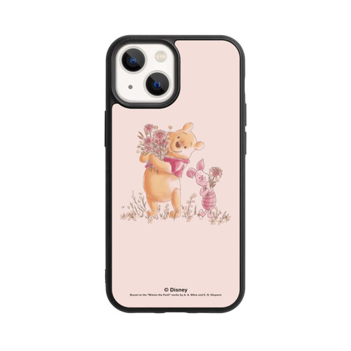 Apple iPhone 13 Mini Base Case Winnie Puuh and Ferkel Blumen