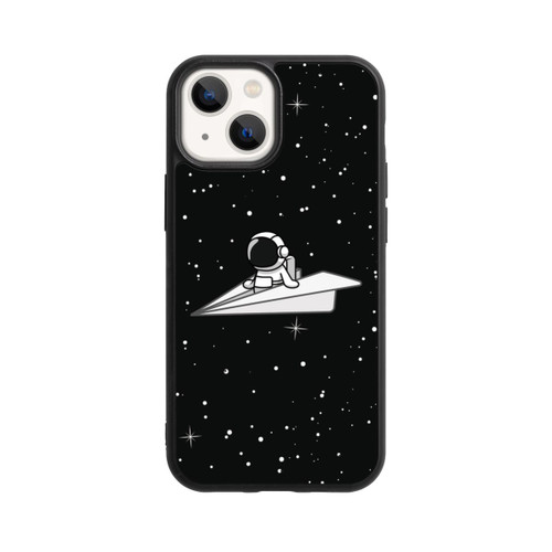Apple iPhone 13 Mini Base Case Astronaut Paper Plane Comic