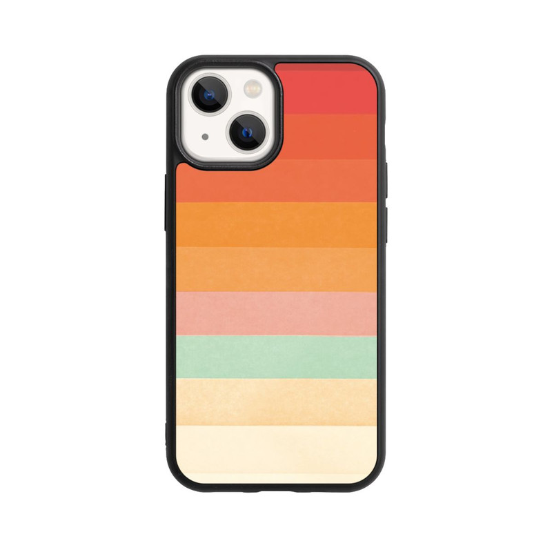 iPhone 13 Mini Base Case Regenbogen Chevrons II
