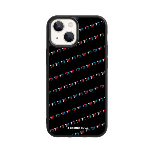 Apple iPhone 13 Mini Base Case Drei Fragezeichen Muster Schräg