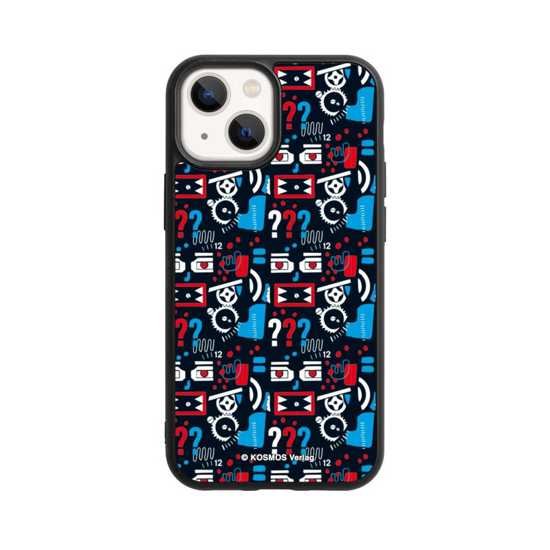 iPhone 13 Mini Base Case Drei Fragezeichen Wildes Muster