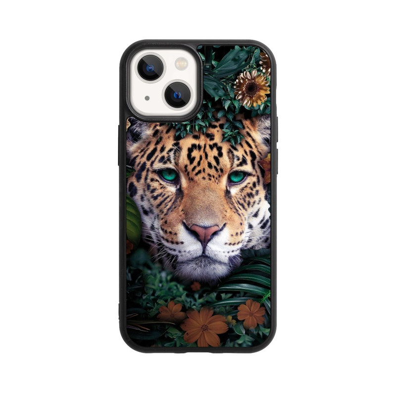 iPhone 13 Mini Base Case Jaguar im Dschunglegrün