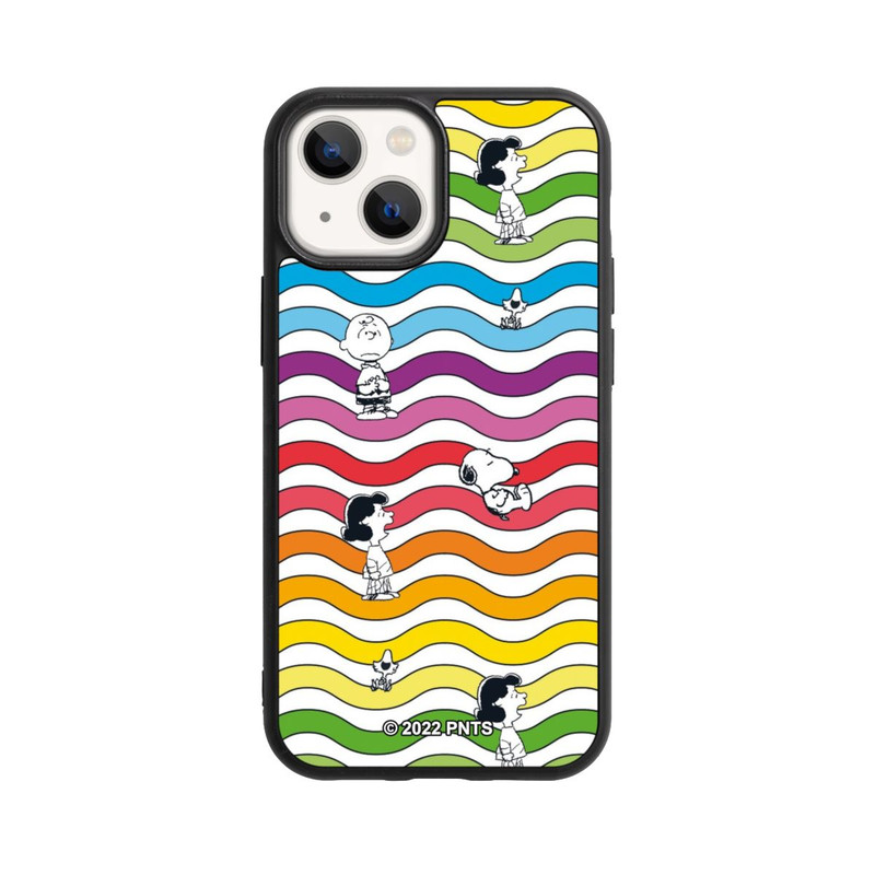 iPhone 13 Mini Base Case Snoopy Pattern Rainbow