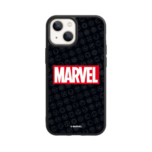 Apple iPhone 13 Mini Base Case Marvel Logo Black Red 