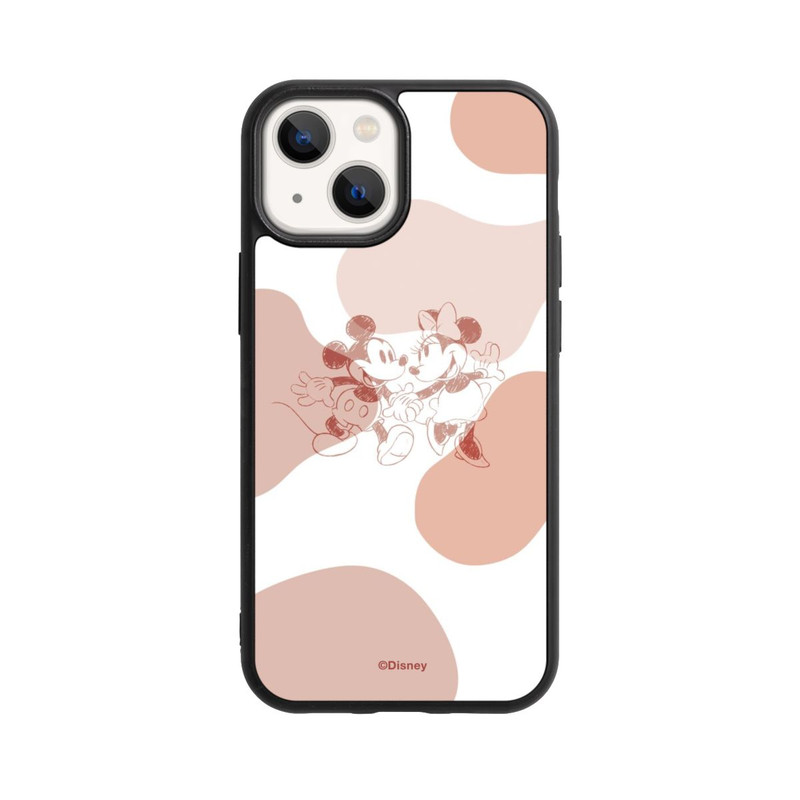 iPhone 13 Mini Base Case Micky and Minnie halten händchen Boho