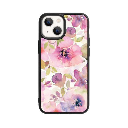 Apple iPhone 13 Mini Base Case Tapete mit rosa Blumen