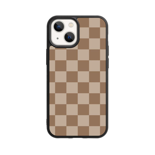 Apple iPhone 13 Mini Base Case Braun Karo
