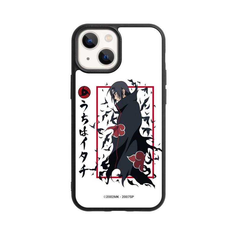 iPhone 13 Mini Base Case Itachi Krähen Weiß